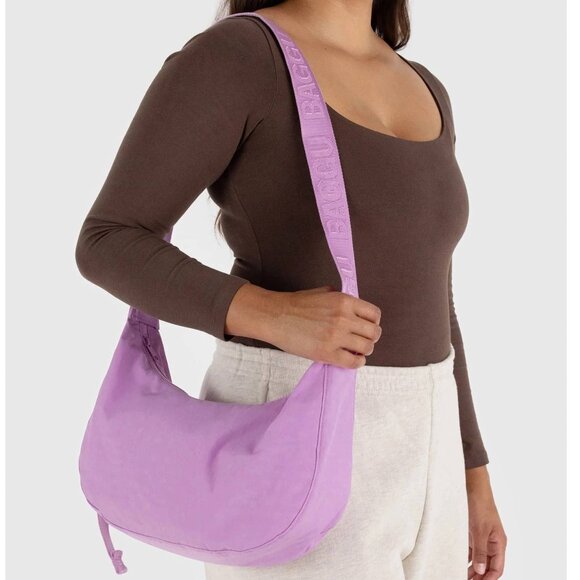 NWT Baggu Crescent Bag Medium - Peony - Picture 10 of 11